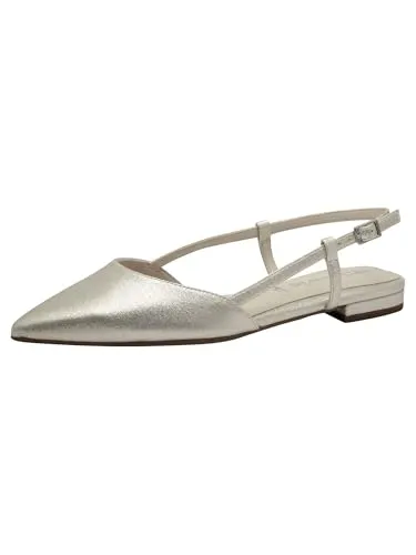 Tamaris Sling Damen Vegan Elegant beige, EU 39 - Bequeme Pumps mit TOUCH-IT Funktion - Damen-Pumps mit rutschfester ANTIslide-Technologie und weichem Fußbett für optimalen Tragekomfort, ideal für jeden Anlass.
