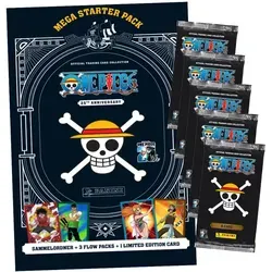 Panini One Piece Karten - Anniversary Sammelkarten (2025) - 1 Starter + 5 Booster