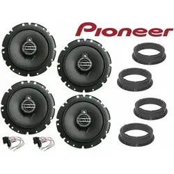 Pioneer Lautsprecher Set für Skoda Roomster 06-15 - Car-HiFi-Lautsprecher mit 500 Watt Leistung, ideal für beeindruckenden Sound in Ihrem Skoda Roomster. Enthält 4 hochwertige 3-Wege Koaxiallautsprecher und Zubehör für einfache Installation.