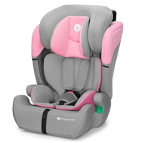 Kinderkraft Kinderautositz COMFORT UP I-SIZE - Kindersitz für Kids von 76-150 cm, sicher und komfortabel mit 5-Punkt-Gurt und 11-fach verstellbarer Kopfstütze, entspricht ECE R129/03.