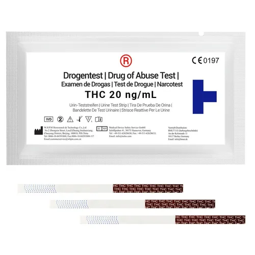 BMUT THC – Drogentest Teststreifen Urin | 20ng/mL – Apothekenqualität