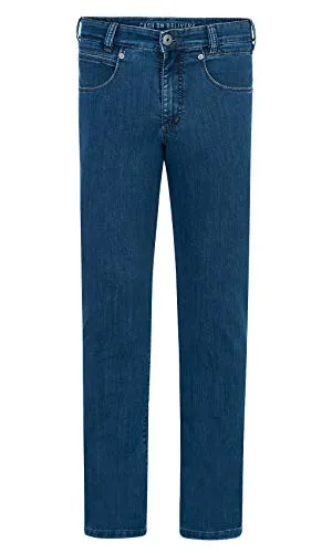 Joker Jeans Freddy 2430/0066 Stone Washed (W40/L34) - Hochwertige Jeans mit schmalem Schnitt und modernem Beinverlauf, ideal für stilbewusste Männer. Aus elastischem Denim, normaler Leibhöhe, pflegeleicht und trocknergeeignet.
