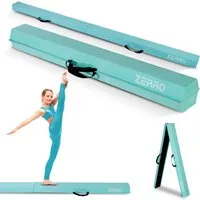 CCLIFE Balancetrainer Schwebebalken für Zuhause - 270cm Turnbalken für Kinder - Balancieren - 270 cm langer Schwebebalken in Grün, ideal für Kinder, fördert Gleichgewicht und Koordination beim Turnen zu Hause.