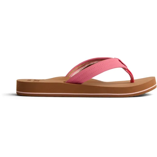 REEF CUSHION BREEZE Sandale 2026 strawberry pink - 38,5 - Die REEF CUSHION BREEZE Sandale 2026 in strawberry pink bietet ultimativen Komfort mit einem besonders weichen EVA-Fußbett und breiten, gepolsterten Riemen. Ideal für entspannte Sommertage!