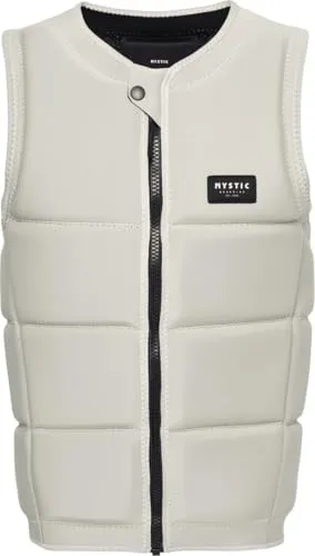 MYSTIC STAR IMPACT WAKE Weste 2026 dirty white - S - Die STAR IMPACT WAKE Weste 2026 in dirty white bietet optimalen Schutz und Komfort beim Wassersport. Mit YKK-Frontreißverschluss und hochwertigem Clash-Schaum für ein sicheres Gefühl auf dem Wasser.