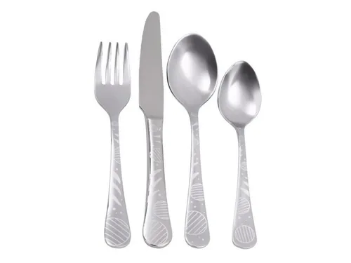 Rosenthal Kinderbesteck-Set Kids Lolly 4tlg aus Edelstahl - Praktisches 4-teiliges Kinderbesteck-Set aus rostfreiem Edelstahl. Ideal für kleine Tischgäste, spülmaschinengeeignet und perfekt für den täglichen Einsatz. Enthält Löffel, Messer und Gabel für eine gelungene Tischkultur.