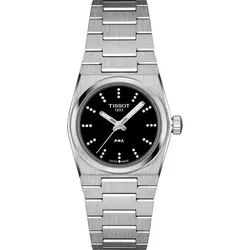 Tissot PRX Quartz T137.010.11.056.00 Damenuhr - Elegante Analog-Damenuhr mit Saphirglas und 100 m Wasserdichtigkeit, ideal für stilbewusste Frauen. Edelstahl-Gehäuse und -Armband sorgen für Langlebigkeit und Komfort.