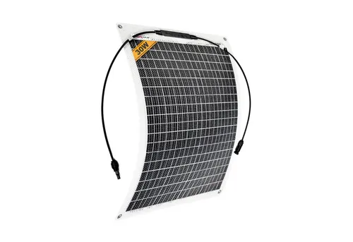 enjoy solar® Solarpanel ETFE Marine 30W 12V - Mobile Solaranlagen mit hocheffizienten PERC-Zellen, ideal für Boote und Wohnmobile. Flexibel, salzwasserbeständig und leicht zu montieren für maximale Energieeffizienz.