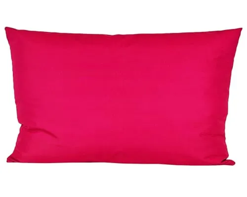 JACK 40x60cm Outdoor Lounge Kissen Dekokissen inkl. XXL-Füllung Wasserabweisend Sitzkissen Garten Stuhl Lotus Effekt, Farbe:Himbeere
