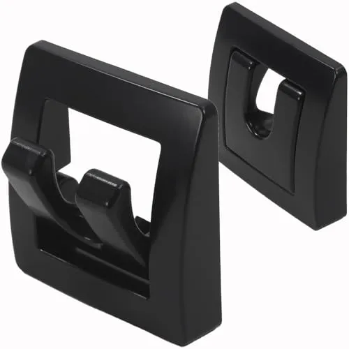 pro-Styling design for perfection Garderobe Kleiderhaken Haken 2fach klappbar Wohnwagen Wohnmobil Caravan Camper Boot schwarz