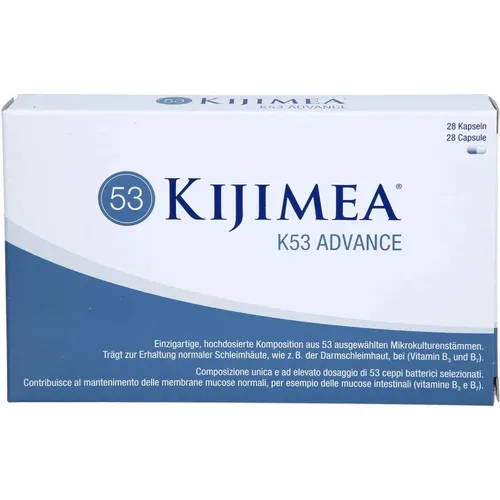 Kijimea K53 Advance 28 St - Rezeptfreie Kapseln für Ihre Gesundheit - Nahrungsergänzungsmittel mit 28 Kapseln, unterstützt das Wohlbefinden und ist ideal für eine gesunde Lebensweise.