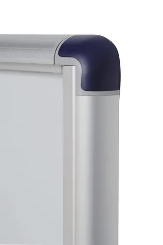 Bi-Office Schaukasten Enclore, 2 x A4 für den Innenbereich - Vitrine für den Innenbereich mit magnetischem Aluminiumrahmen und schützenden Glasfenstern, ideal für Präsentationen und Informationen.