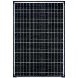 enjoy solar 36V Monokristallines Solarmodul 100W - Monokristallines Solarmodul mit über 23,1% Wirkungsgrad und 10 Busbars für maximale Stromstabilität. Ideal für Off-Grid Systeme wie Wohnmobile und Gartenhäuser.