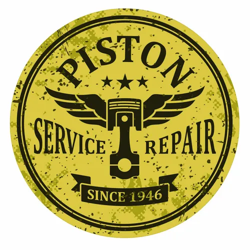 Retro Aufkleber Piston Old School Motorcycles Sticker Race Retro Vintage #26