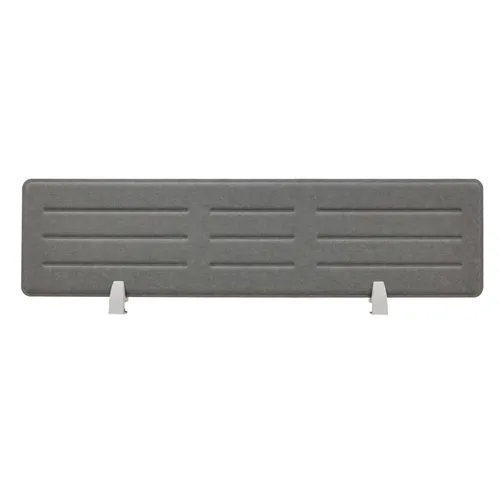 SVITA Schreibtisch Trennwand mit Akustikschutz - Moderne Tischtrennwand in Grau, 138 cm x 34 cm x 1.5 cm, ideal für mehr Privatsphäre und reduzierte Geräuschkulisse im Büro.