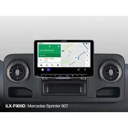 Alpine ILX-F905S907 - 9-Zoll Touchscreen Autoradio für Mercedes Sprinter W907, DAB+, Apple CarPlay & Android Auto, perfekte digitale Unterhaltung auf Reisen