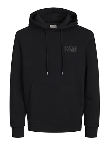 JACK & JONES JJECORP Logo Sweat Hood NOOS - Kapuzenpullover für Herren von JACK & JONES, mit stylischem Logo-Design und bequemer Passform für lässige Outfits.