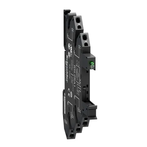 Schneider Electric Sockel Relais RSLZRA4 - Relais Zubehör, kompakter Sockel mit Federzuganschluss für einfache Montage auf Hutschiene, ideal für zuverlässige elektrische Verbindungen.