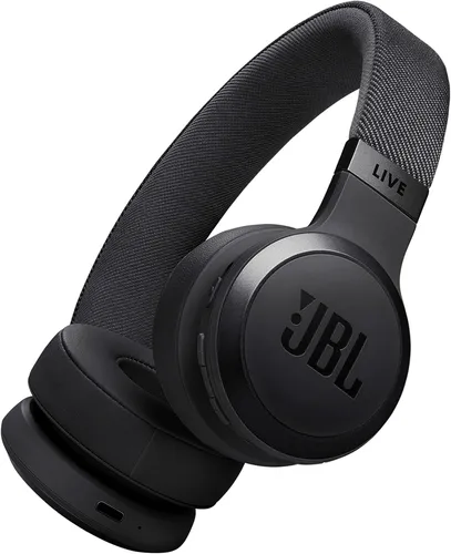 JBL Live 670NC Schwarz - Noise Cancelling Kopfhörer - Kopfhörer mit effektivem Noise Cancelling, ideal für konzentriertes Arbeiten im Büro. Genießen Sie bis zu 65 Stunden Musik und schnelles Aufladen für 4 Stunden Hörgenuss.