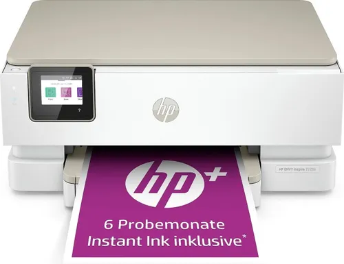 HP Envy Inspire 7220e Tintenstrahl-Multifunktionsdrucker - Multifunktionsdrucker für Zuhause und Büro mit HP+ für drahtloses Drucken, Scannen und Faxen. Hohe Druckqualität und niedrige Kosten pro Seite - ideal für Produktivität.