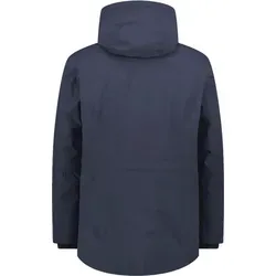 CMP MAN Long Jacket FIX Hood black blue (N950) 48 - Funktionsjacke für Herren mit umweltfreundlicher DuPont Sorona Isolierung, wasserabweisend und atmungsaktiv, ideal für Herbst- und Wintertage in der Stadt oder in den Bergen.