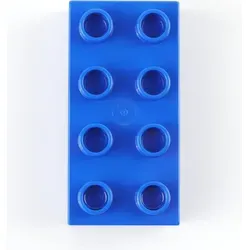 LEGO® DUPLO® 2x4 Bausteine Blau - 25 Stück für kreative Bauprojekte - Lego, 25 blaue DUPLO® Grundbausteine, perfekt für erste Bauwerke und zur Förderung von Kreativität und Fingerfertigkeit bei Kleinkindern.