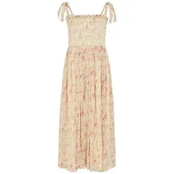 Lily and Lionel Midikleid Annie Smocked Wishing Well Floral Print Midi Dress Damen weiß 40