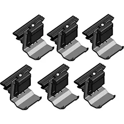 Reginox Z1181 Befestigungsklammern 6 Stk. für Einbaumontage - Spülenzubehör für Reginox Regi-Granite Spülen, ideal für eine sichere und einfache Montage, 6 Stück im Set.