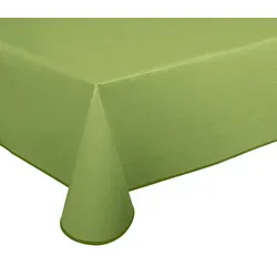 Beautex Wachstuch Tischdecke abwischbar grün 130x220 cm - Eckige Tischdecke aus strapazierfähigem, wasserabweisendem PVC, ideal für Indoor und Outdoor Einsatz. Pflegeleicht und rutschfest für einen perfekten Halt.