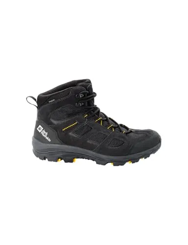 Jack Wolfskin Herren Vojo 3 Texapore Mid M Outdoorschuhe - Wasserdichte Wanderschuhe für Tagestouren, atmungsaktiv mit gut dämpfender Sohle und griffigem Profil, ideal für komfortable Abenteuer in der Natur.