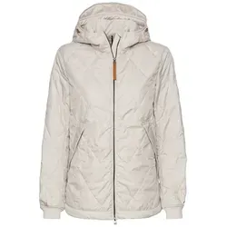 camel active Damen Jacke mit Diamant Steppung Perlweiß - Wasserabweisende und winddichte Funktionsjacke mit seitlichen Reißverschlusstaschen, ideal für aktive Frauen. Regular Fit für optimalen Tragekomfort.