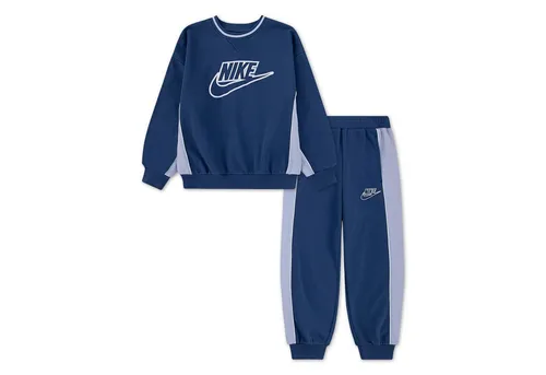 Nike Sportswear Jogginganzug NKN FT COLOR BLOCKED CREW SET (Set, 2-tlg), zweiteiliges Set, für Kinder