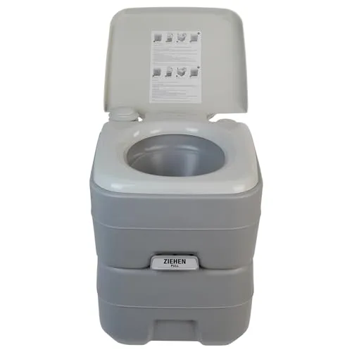 BB Sport Camping Toilette 20 L – Tragbare Reise Toilette für Camper - Campingmöbel mit 20 L Fäkalientank, ideal für bis zu 60 Toilettengänge. Robuste Konstruktion, bis 130 kg belastbar und hygienisch leicht zu reinigen.