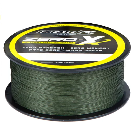 Skeater Zero-X 8Braid Mg Sinking 300m - Geflochtene Angelschnur mit 13,6kg Tragkraft - Skeater Zero-X 8Braid Mg Sinking – ideale geflochtene Angelschnur für Raubfischangeln. Hohe Sensibilität und Abriebfestigkeit sorgen für präzise Würfe und Sicherheit in anspruchsvollen Gewässern.