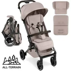 Abc Design Buggy Ping 3 Trekking Beige – Komfort für kleine Abenteurer - Der Abc Design Buggy Ping 3 Trekking ist ideal für Stadt und Natur. Mit atmungsaktiver Rückenlehne und komfortabler Sitzeinlage, leicht zusammenfaltbar und perfekt für Reisen. Belastbar bis 22 kg.