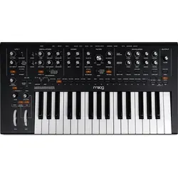 Moog Messenger Synthesizer - Vielseitiger Synthesizer mit 32 Tasten, Aftertouch und 256 Step-Sequenzen - ideal für kreative Musikproduktion.