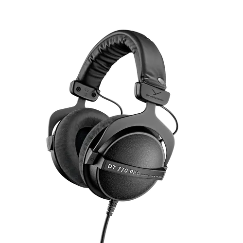beyerdynamic DT 770 PRO 80 Ohm Black Limited Edition - Geschlossener Over-Ear-Kopfhörer, ideal für professionelles Recording und Monitoring mit hohem Tragekomfort und unverfälschtem Klang