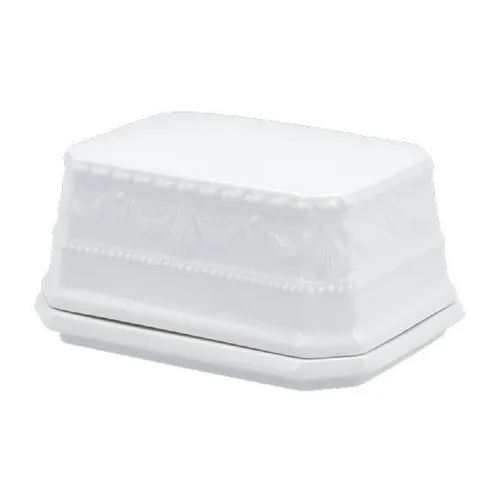 KPM Berlin Butterdose Kurland (2-teilig) - Exklusive 2-teilige Butterdose aus feinem Porzellan von KPM Berlin, ideal für stilvolle Tischgestaltung und die Aufbewahrung von Butter.