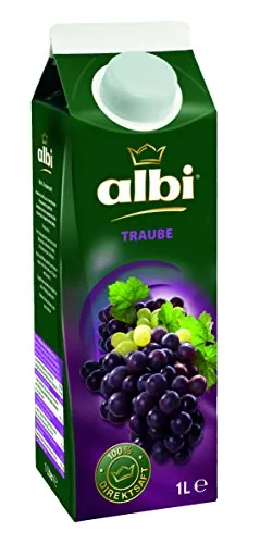 Albi Gold Trauben-Saft Rot 100%, 6er Pack (6 x 1 l Packung)