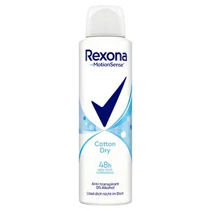 Rexona Deodorant Spray Cotton Dry 150 ml – für langanhaltende Frische - Rexona Deodorant Cotton Dry sorgt für zuverlässigen Schutz und ein frisches Gefühl. Ideal für den täglichen Gebrauch, bietet es eine angenehme Textur und ist perfekt für Damen.