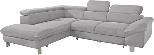 COTTA Ecksofa Driver L-Form, mit Kopfteilverstellung, wahlweise mit Bettfunktion & Bettkasten