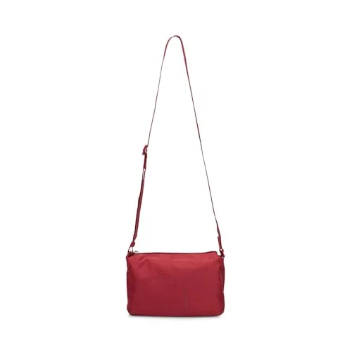 Mandarina Duck MD20 Umhängetasche Pochette - Stylische Umhängetasche in Cherry Tomato, ideal für jeden Anlass. Mit geräumigem Hauptfach und abnehmbarem Schulterriemen für Flexibilität und Komfort.
