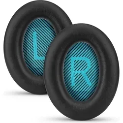 INF Ohrpolster für Bose QC 35 I/II, QC 25, QC 15, QC 2 Kopfhörer Blau - Blau