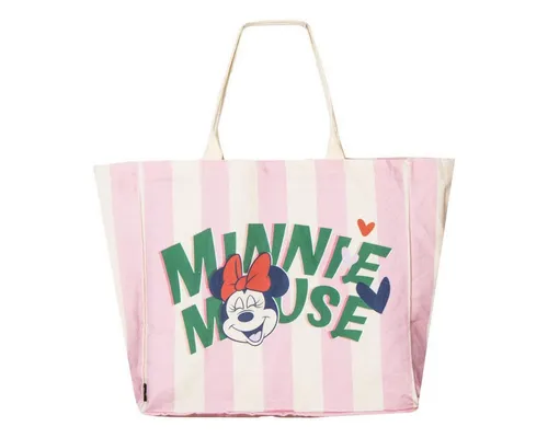 Disney Minnie Mouse Shopper XL Shopping Bag für Erwachsene mit großem Stauraum