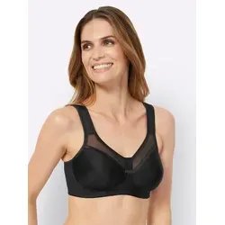 Miss Mary Sweet Senses Wireless Bra BH Schwarz C 75 - Funktionsunterwäsche – Bügelloser BH aus atmungsaktivem Keep Fresh Material für höchsten Komfort und eine unsichtbare Passform unter der Kleidung.