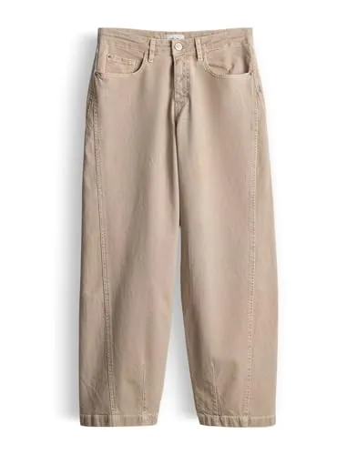 OPUS Damen Barrel Jeans LOLAH Edgy | Mid Rise Salted Caramel, Größe 38 L28 - Die OPUS Barrel Jeans vereint lässigen Chic mit hoher Qualität. Aus BCI Cotton Mix gefertigt, bietet sie hohen Tragekomfort und vielseitige Kombinationsmöglichkeiten für moderne Frauen.