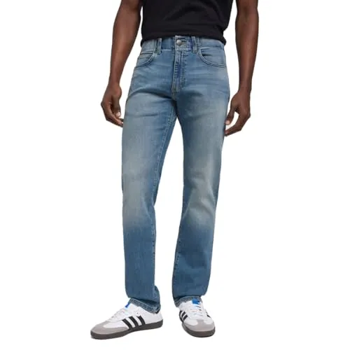Lee Herren Slim Fit Mvp Jeans, Lenny, 38W / 34L EU - Herren-Jeanshosen mit modernem Slim Fit, gefertigt aus langlebiger Baumwolle für Komfort und Stil im Alltag. Zeitloses Design mit 5 Taschen und Gürtelschlaufen.