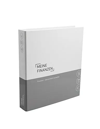 Ringbuch A4 für Finanzunterlagen - Themenringbuch mit Register & Trennblättern - Optimale Strukturierung und Ablage aller Unterlagen im Bereich Finanzen - Ordner schmal A4 für persönliche Finanzen