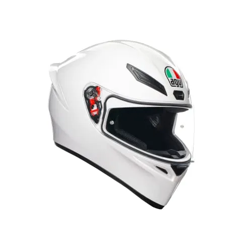 AGV K1 S E2206 Motorrad Helm - ECE Vollvisier Helm im Racing Style mit 190° Sichtfeld und kratzfestem Visier, ideal für maximale Sicherheit und Komfort auf der Straße.