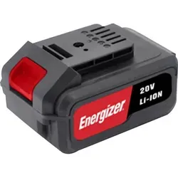 Energizer 20V 4Ah Akku Li-Ion 80Wh - Hohe Leistung für Akku-Werkzeuge - Akku 20V 4Ah, ideal für 25 Energizer-Werkzeuge. Hohe Kapazität für lange Laufzeiten, schnelle Ladezeit von nur 2 Stunden und sicherer Betrieb dank Überlastschutz.